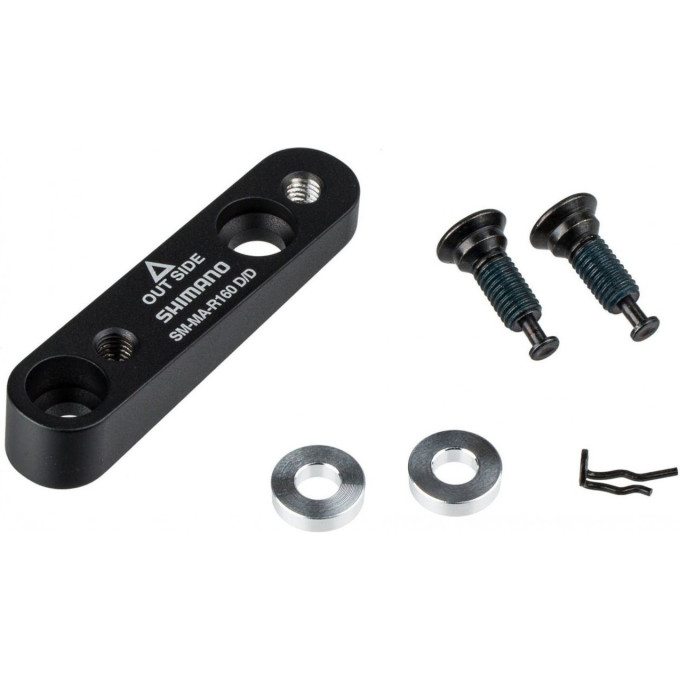Адаптер дискового тормоза SHIMANO 160D/D, болт (2 штуки), шайбы (2 штуки), стопорное кольцо ISMMAR160DDA